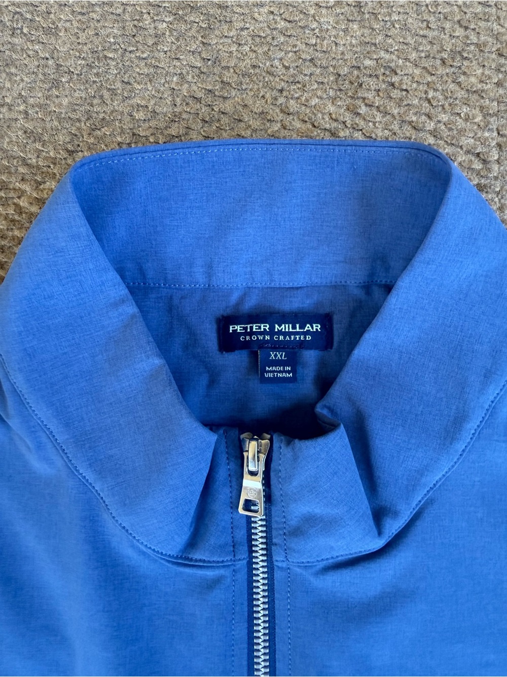 Peter Millar Men’s Solstice Performance Hybrid Full-Zip Cardigan Golf Jacket XXL - Picture 4 of 11